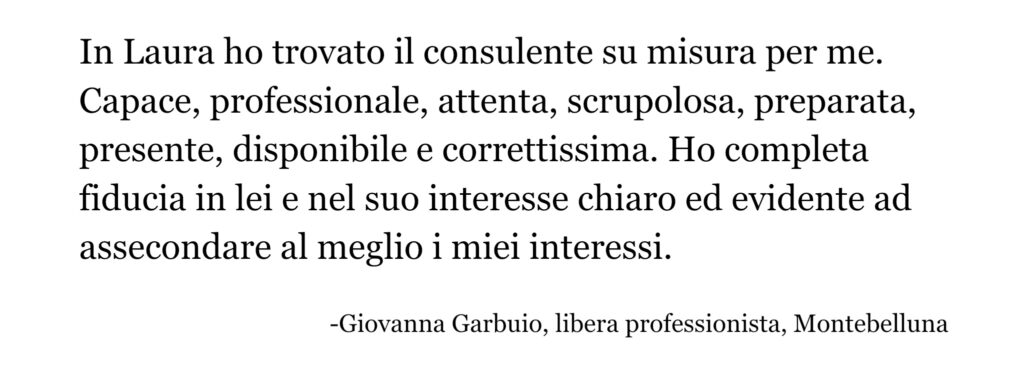 Recensione giovanna garbuio